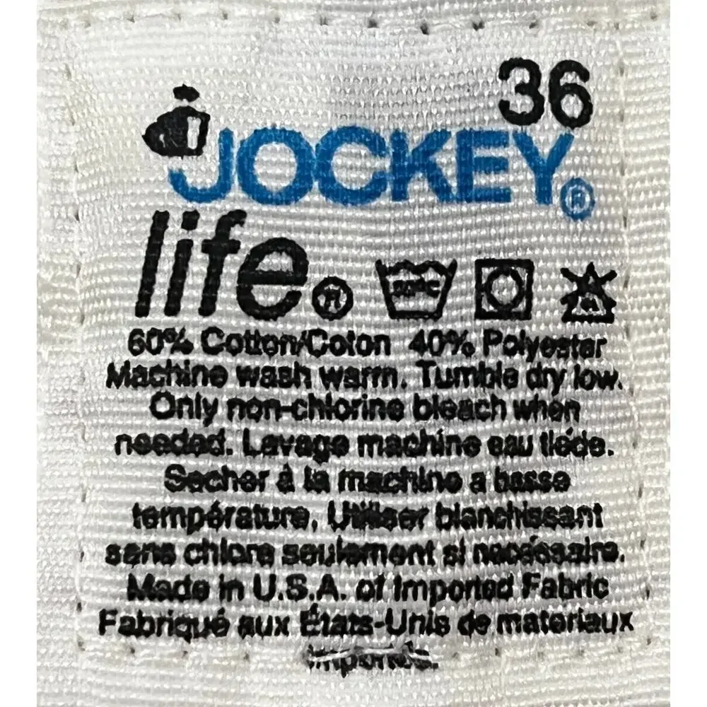 15-76 JOCKEY Men's VTG Geometric Medallion Trunk Boxers Size 36/ Large